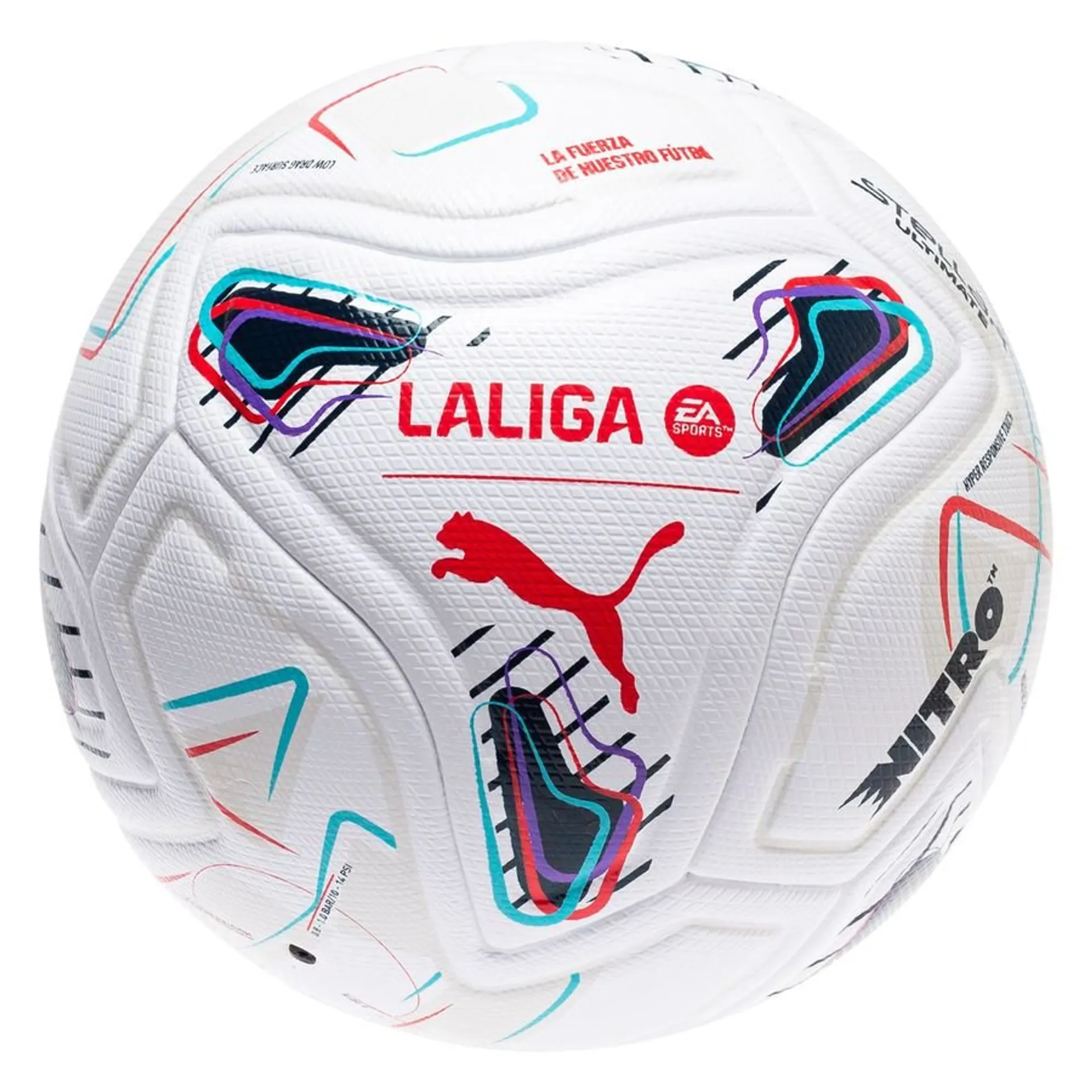 PUMA Fotball La Liga STELLAR NITRO™ Ultimate (FIFA® Quality Pro) Matchball - Hvit