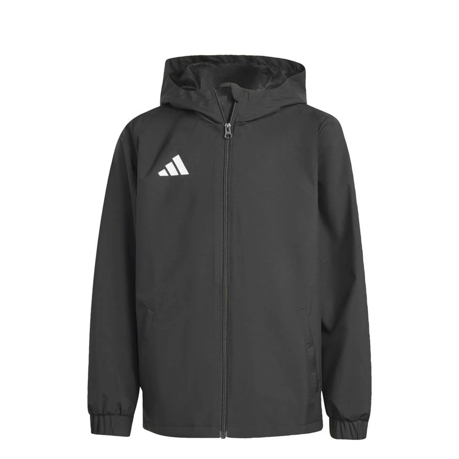 adidas Jakke All Weather Entrada 26 - Svart/Hvit Barn